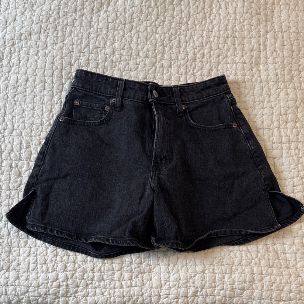 Abercrombie & Fitch Black Jean Shorts